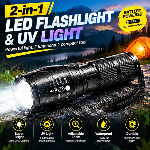 Super bright 120000lm torch - super, uv
