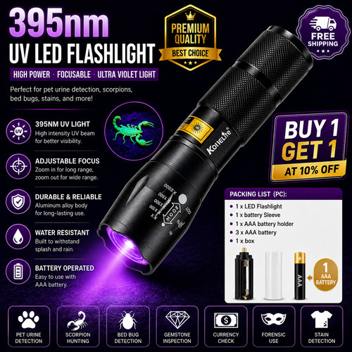 Super bright 120000lm torch - super, uv